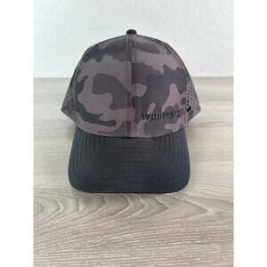 Melin A-Game Hydro Snapback Hat Black Gray Camo- Willmeng Construction Collab